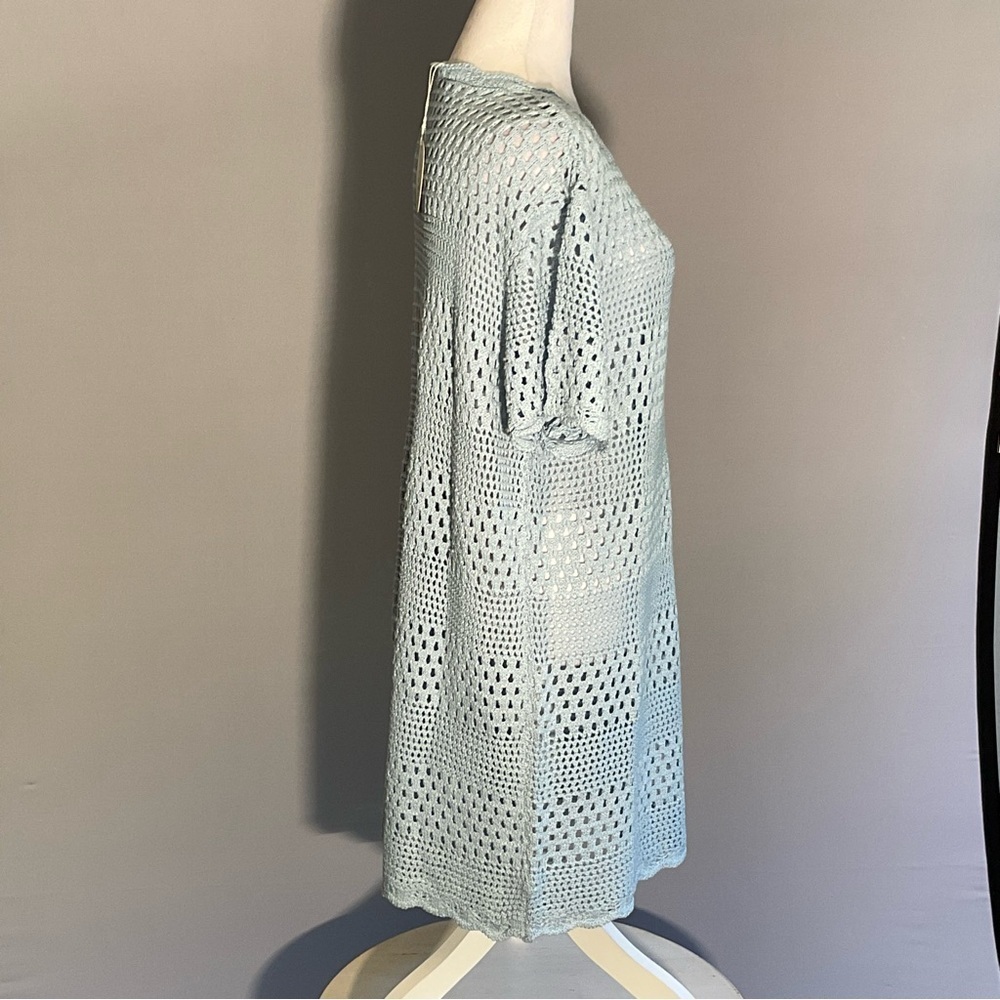 ANRABESS Crochet Swim Cover-Up Dress Blue Size L NWT - Picture 7 of 16